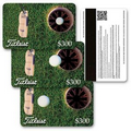 3D Lenticular Gift Card w/ Animated Golf Putt Images (Custom)